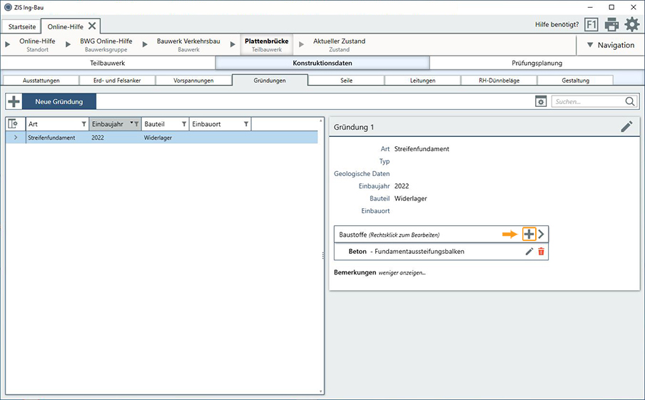 Baustoffe - Konstruktionsteile