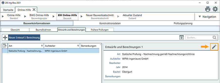 Karteikarte bearbeitung aktivieren