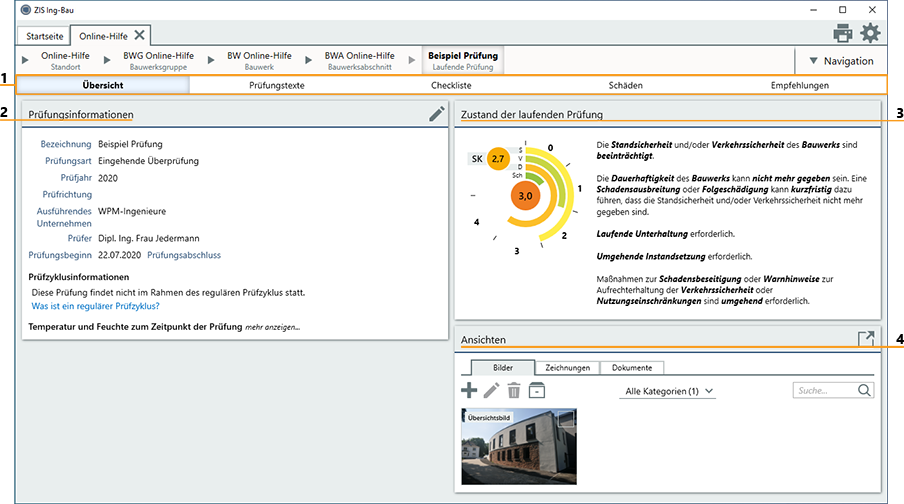 Laufende Prüfung - Maske