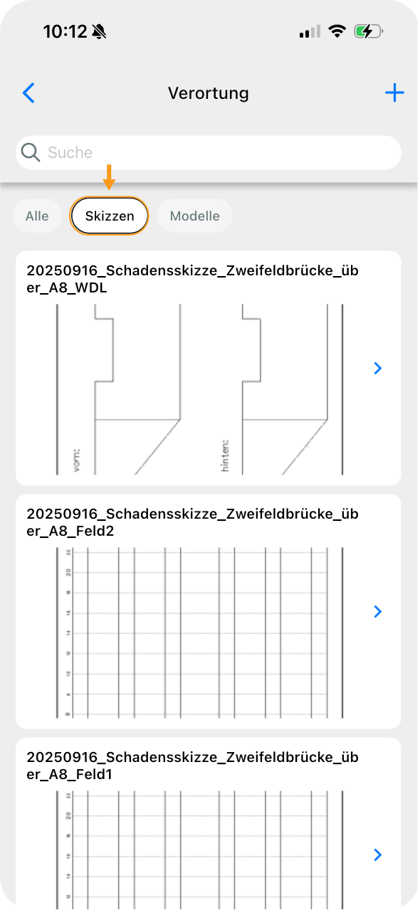 App - Schaden verorten - Schritt 2