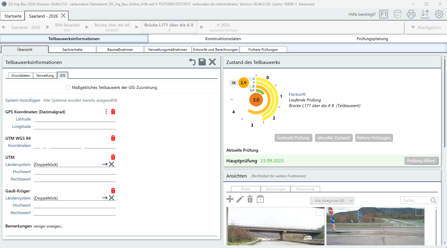 GIS - Alle System ausgewählt