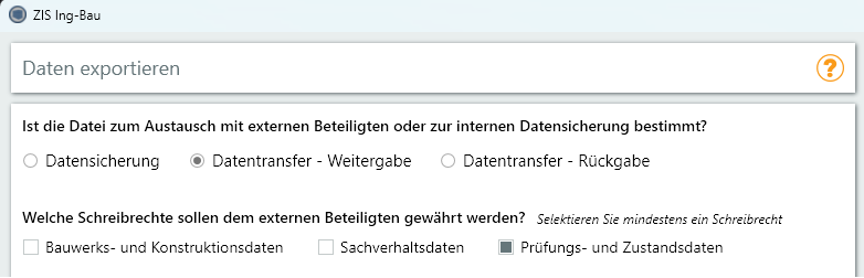 Datentransfer - Weitergabe