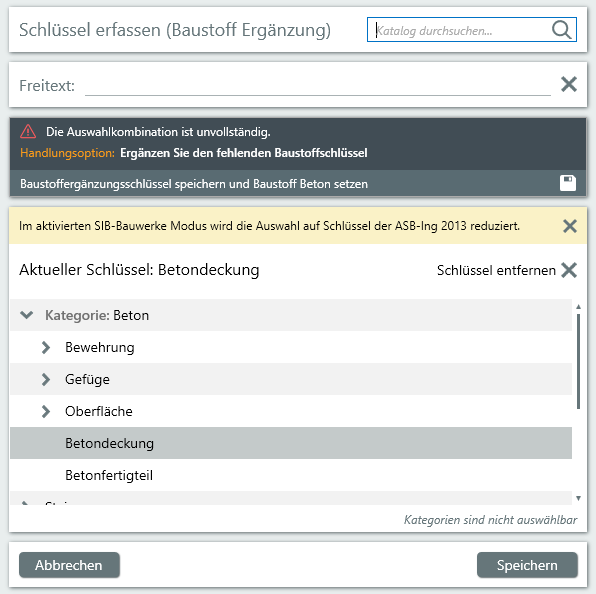 Bauteilergänzung - Ein Schlüssel zur Vervollständigung